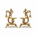 Elegant brass table mount lamp