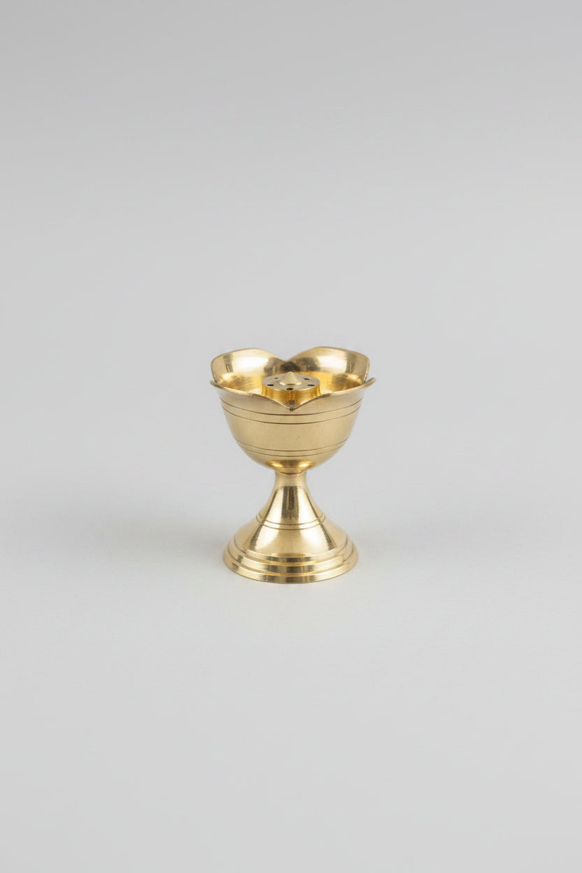 Brass Incense Stick Holder - Goblet