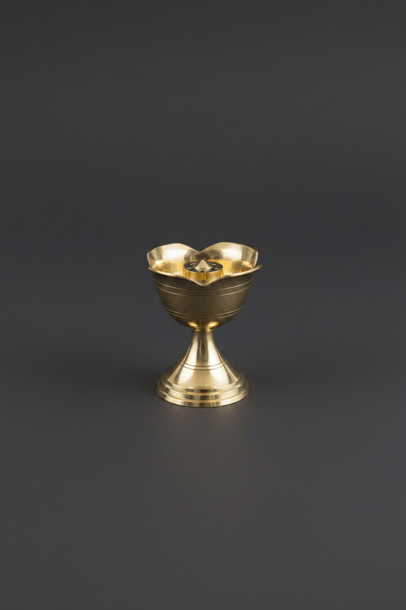 Brass Incense Stick Holder - Goblet