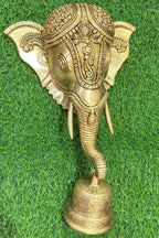 Majestic brass elephant