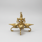 Elegant brass hanging lamp